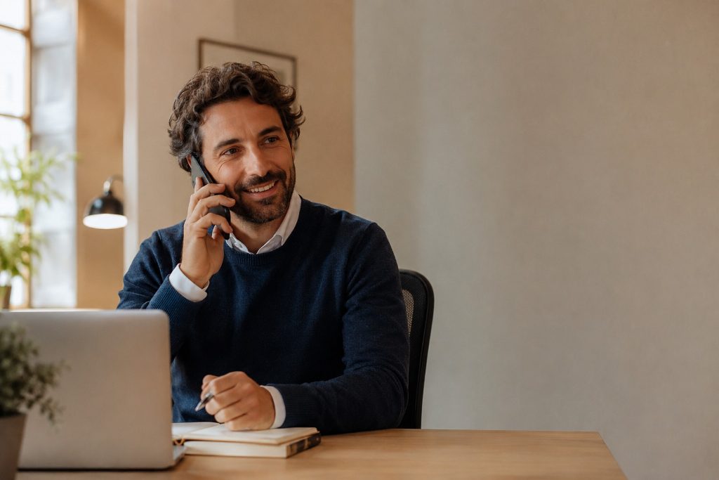 Manutenzione sito web professionale: tecnico che monitora un sito online